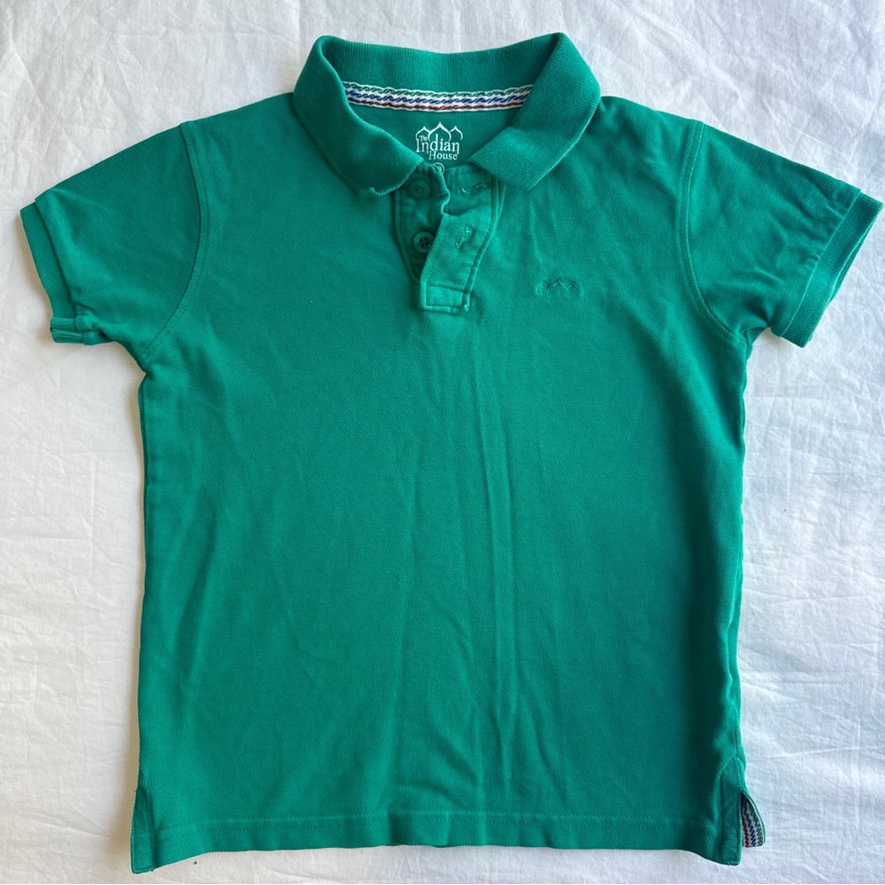 Boys Green Polo Shirt